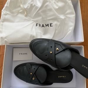 Used frame loafers